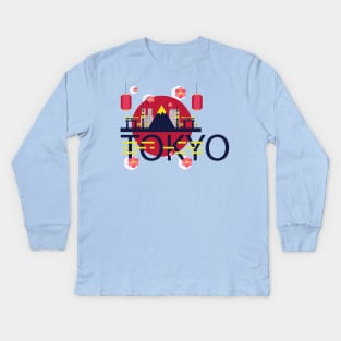 Japan tokyo Kids Long Sleeve T-Shirt